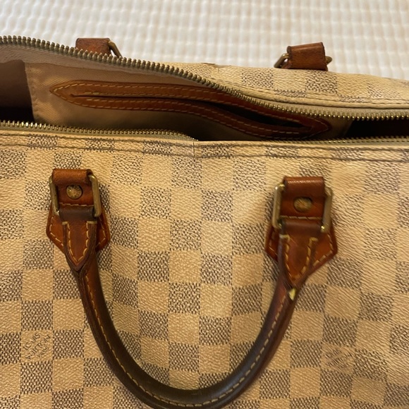 Louis Vuitton Speedy 35 Damier Azur Bag - Picture 9 of 12